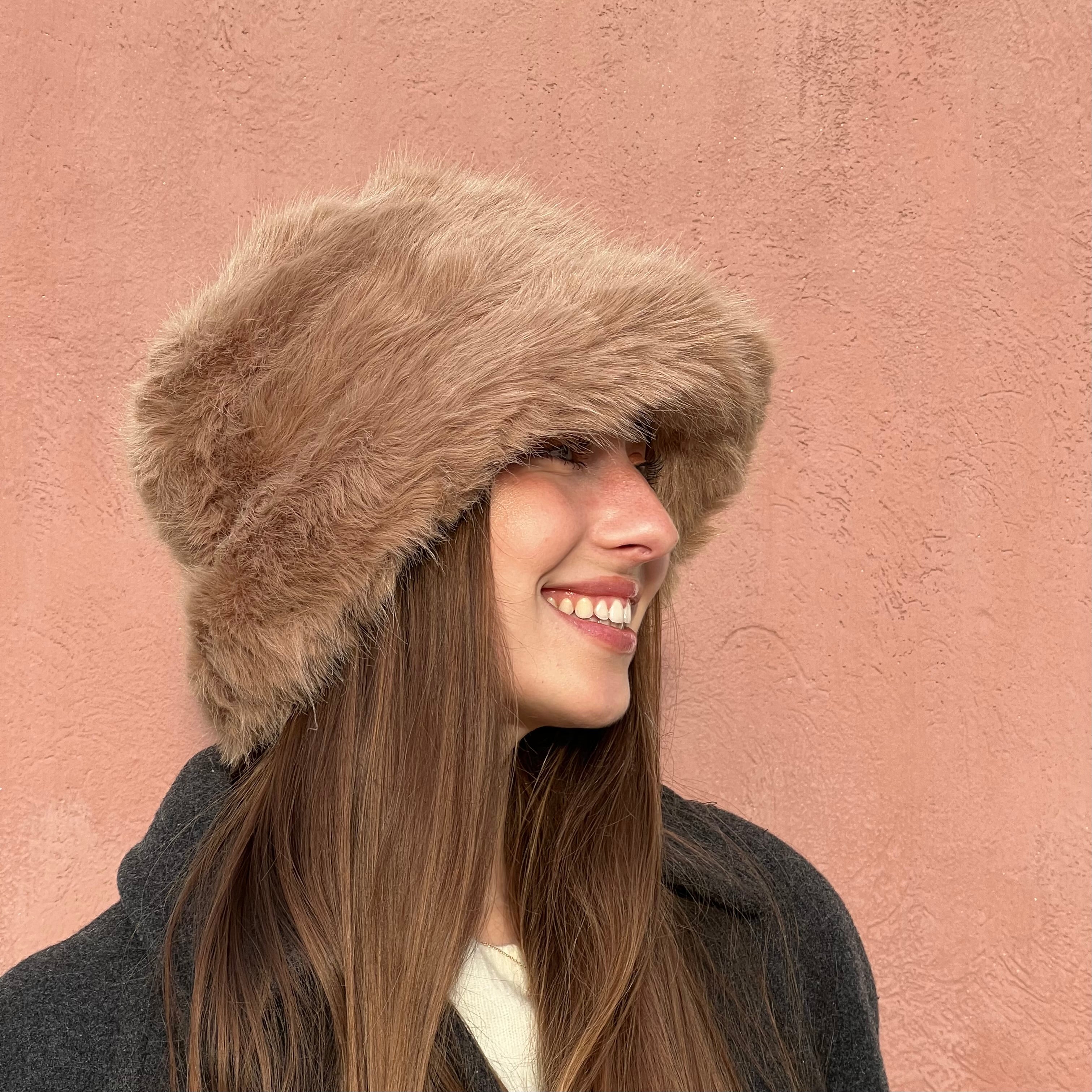 Faux fur hat