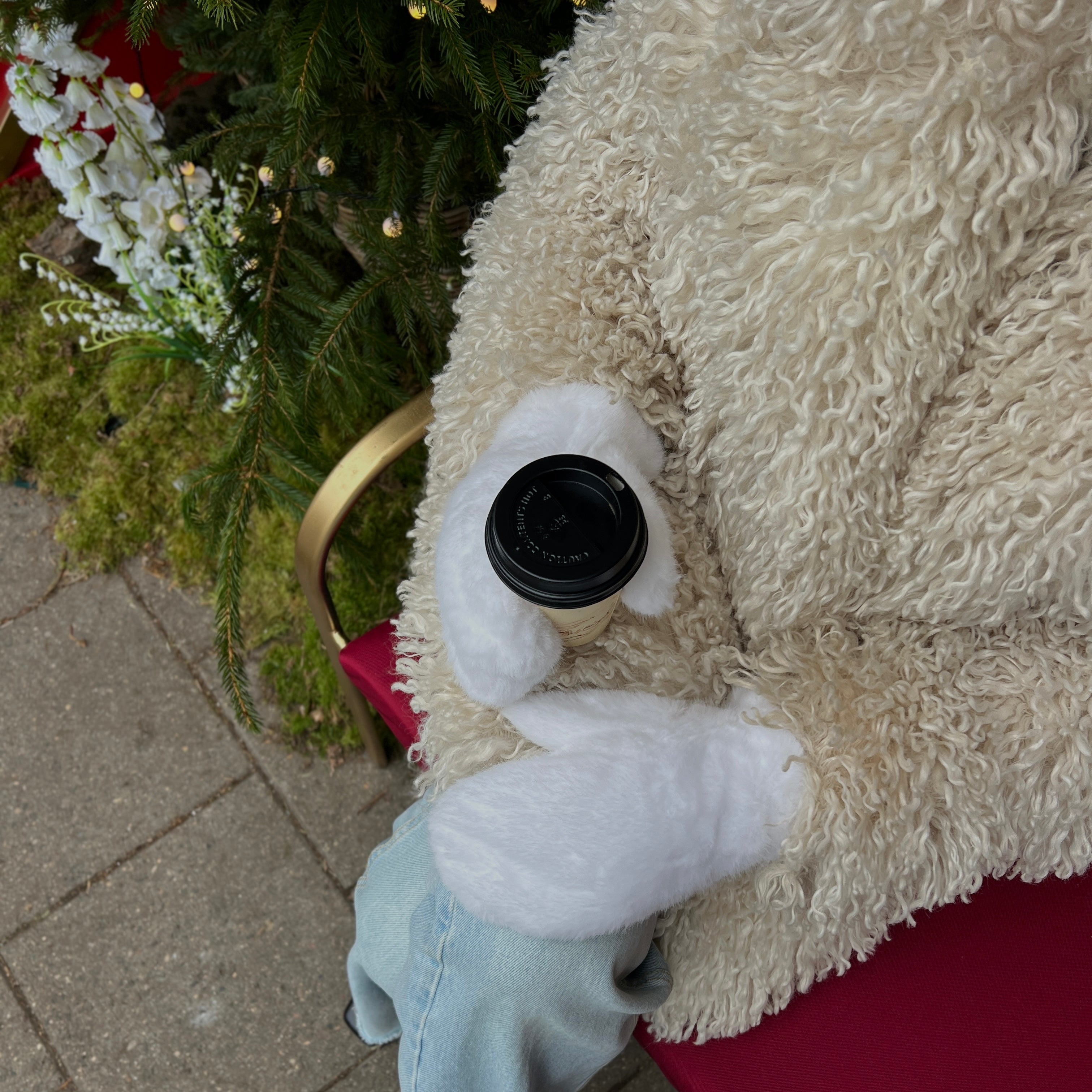 Fäustlinge mit Fell