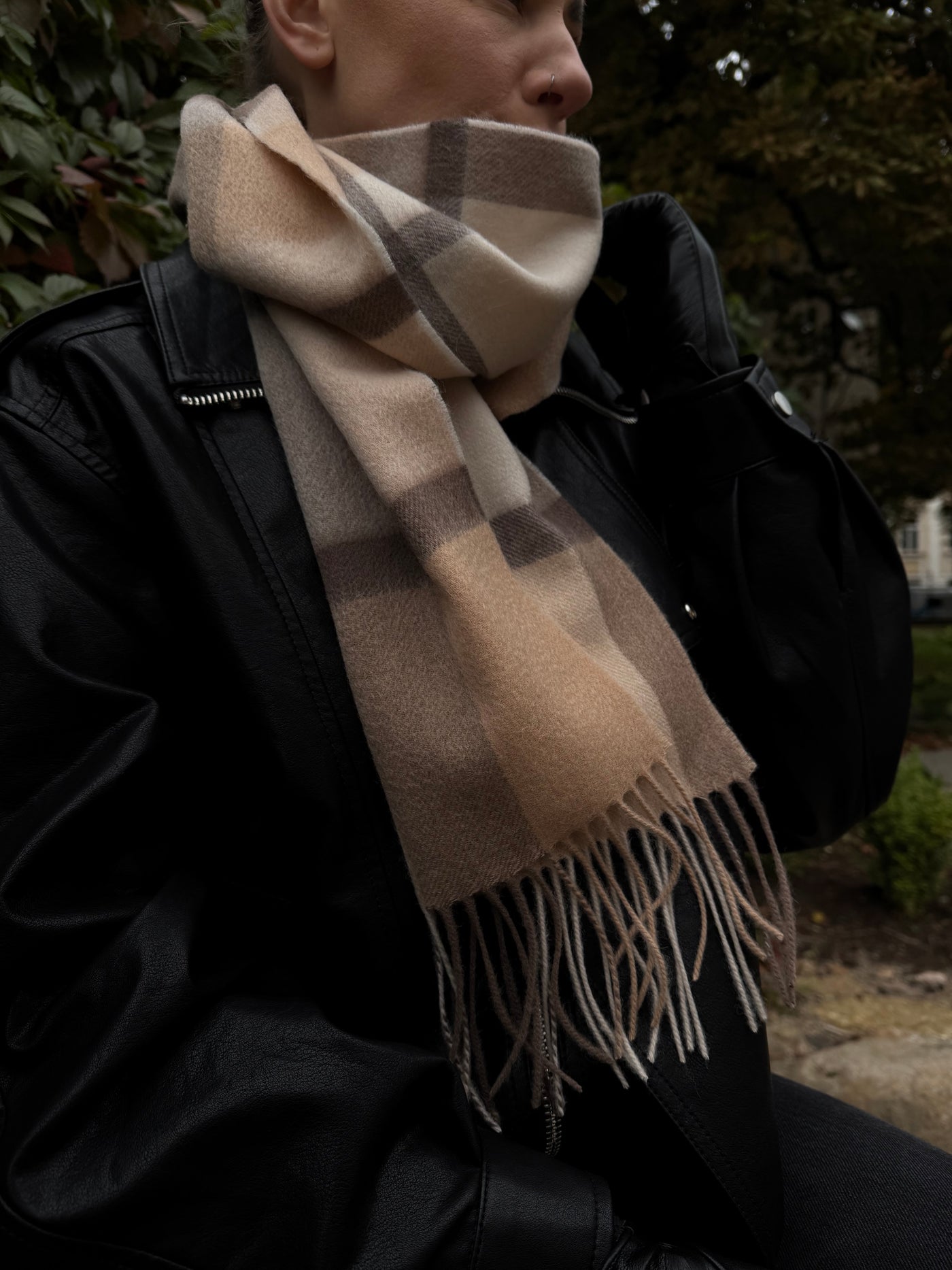Wool and cashmere scarf — vaizdas 2